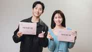 Foto promocional de Jung Hae In e Ha Young para 'Lovestuck' (2026) - Divulgação/Netflix