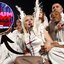 Cantora Lady Gaga e painel da TUDUM da Netflix