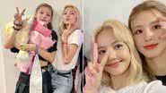 Miyeon, do i-dle, e Lisa, do BLACKPINK - Reprodução/Instagram/sssorn_chonnasorn