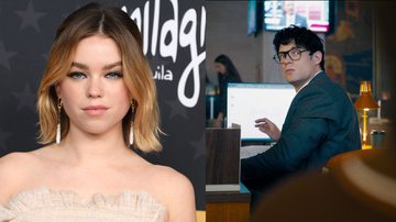 Milly Alcock no Critics Choice Awards 2023 e cena de 'Superman' - Divulgação/Steve Granitz/FilmMagic/GettyImages/DC/Warner Bros