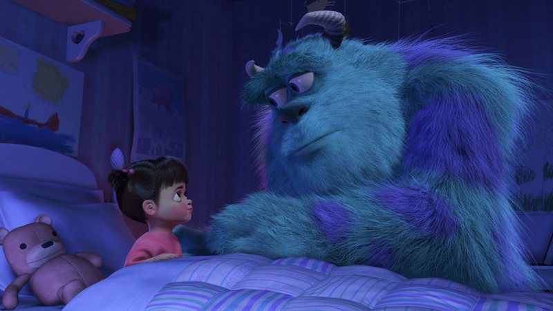 Cena da animação 'Monstros S.A' (2001) - Reprodução/Pixar