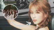 Sana, do TWICE em concept photo para “HAUTE COUTURE”, do MISAMO - Divulgação/JYP Entertainment