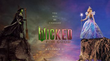 Pôster oficial de 'Wicked: For Good' (2025) - Reprodução/Universal Pictures