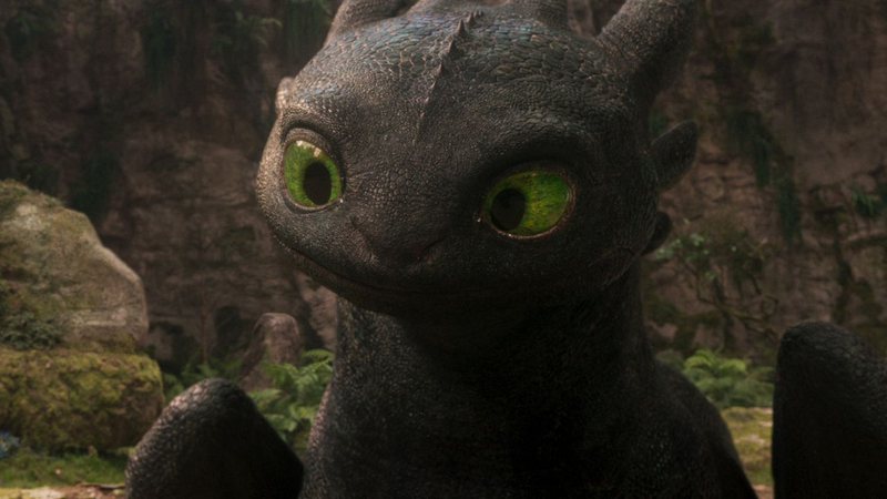 Banguela em cena de "Como Treinar o seu Dragão" (2025) - Reprodução/Universal Pictures