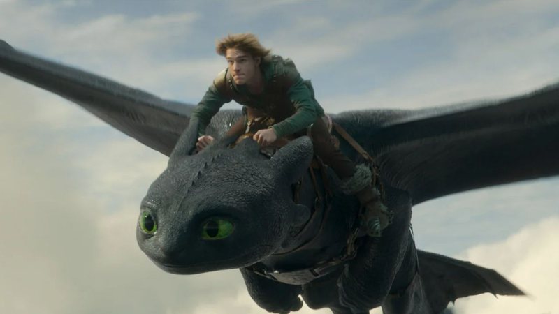 Cena do live-action de 'Como Treinar o Seu Dragão' (2025) - Reprodução/Universal Pictures