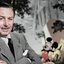 Walt Disney e Mickey Mouse em 1955