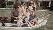 Walt Disney e sua família na década de 1950 - Gene Lester/Getty Images