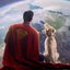 Krypto em cena de 'Superman'