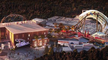 Imagem da montanha-russa 'Fast & Furious: Hollywood Drift' - Reprodução/Universal Studios Hollywood