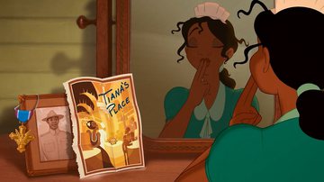 Tiana em cena de "A Princesa e o Sapo" - Reprodução/Disney