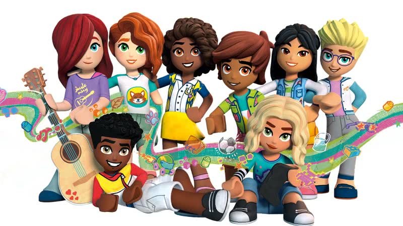 Novos bonecos da coleção LEGO® Friends - Divulgação/LEGO