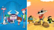 Imagens promocionais das séries Mansão Foster para Amigos Imaginários e KND: A Turma do Bairro - Divulgação/Cartoon Network