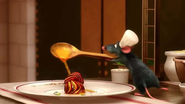 Remy fazendo um Ratatouille - Reprodução/ Pixar