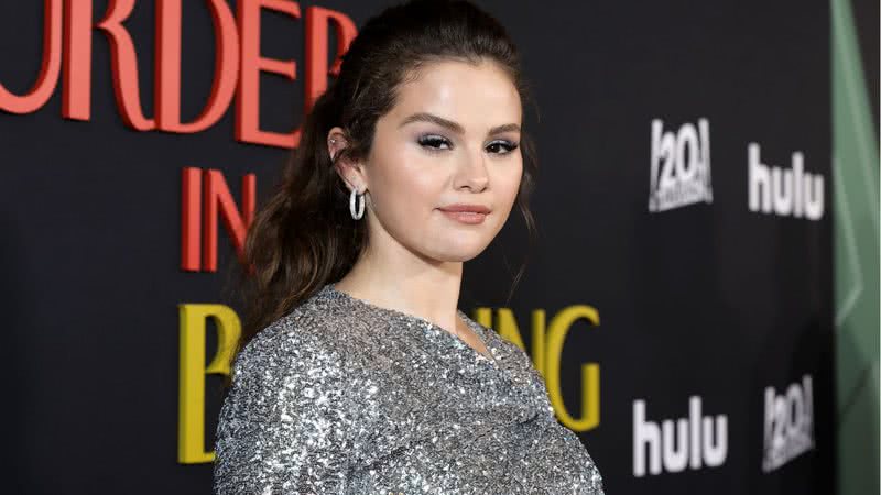 Selena Gomez na Premiere da segunda temporada de 'Only Murders In The Building' - GettyImges/ Amy Sussman