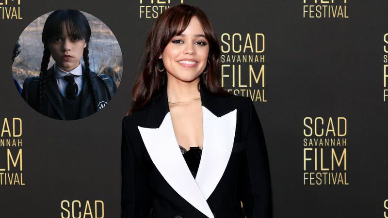 Jenna Ortega - Getty Images/ Dia Dipasupil/ Divulgação/ Netflix