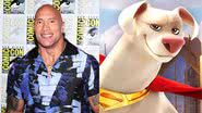 Dwayne Johnson é o dublador oficial do Krypton em 'DC Liga dos Superpets' - GettyImges/Divulgação/Warner Bros. Pictures