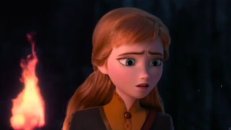 Anna em cena de 'Frozen 2' - Reprodução/ Disney