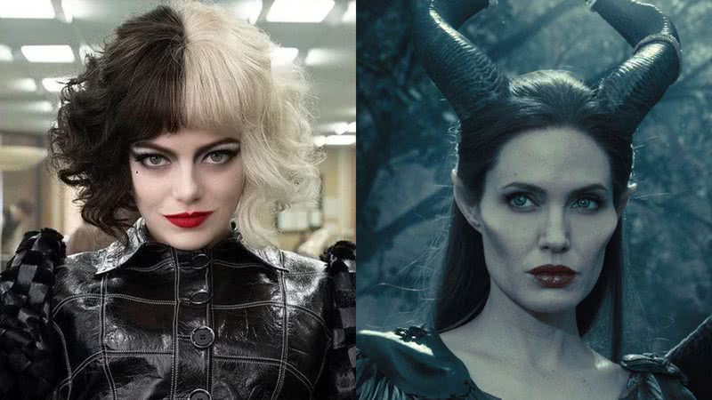 Cenas de 'Cruella' e 'Malévola', filmes live-action da Disney - Reprodução/ Disney
