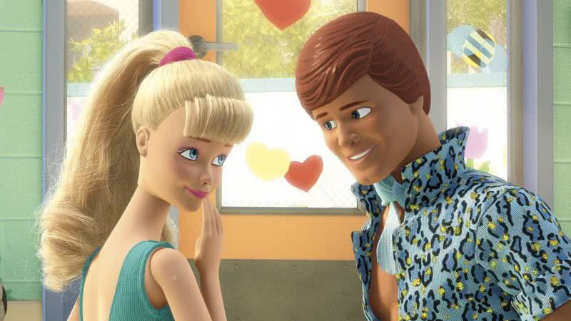 Barbie e Ken em 'Toy Story 3' - Reprodução/ Pixar