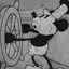 Mickey Mouse em cena de "Steamboat Willie"