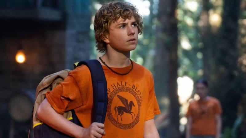 Walker Scobell como Percy Jackson em foto promocional da série 'Percy Jackson e os Olimpianos' - Reprodução/Disney+