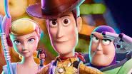 Betty, Woody e Buzz Lightyear, personagens de Toy Story - Divulgação/ Disney