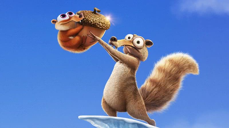 Scrat e seu filhote, o Nenê Scrat em imagem promocional de 'A Era do Gelo: Histórias do Scrat' - Divulgação/ Crédito/Divulgação/Walt Disney Studios