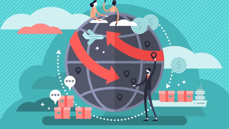 Processo tem como objetivo a integração econômica, social, cultural e política em escala global (Imagem: VectorMine | Shutterstock)