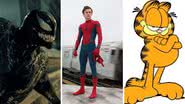 Venom, Homem-Aranha e Garfield, alguns dos próximos lançamentos da Sony - Reprodução/ Sony/ Jim Davis