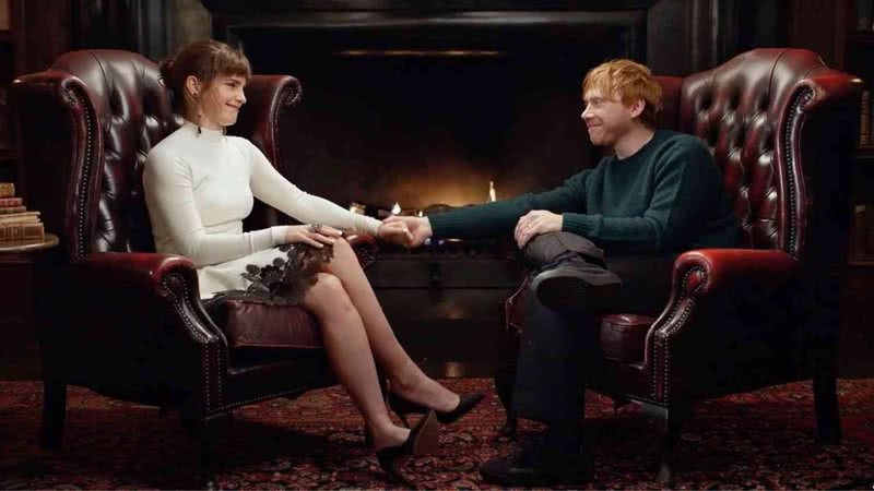 Emma Watson e Rupert Grint no especial 'Harry Potter: De Volta a Hogwarts' - Divulgação/HBO Max