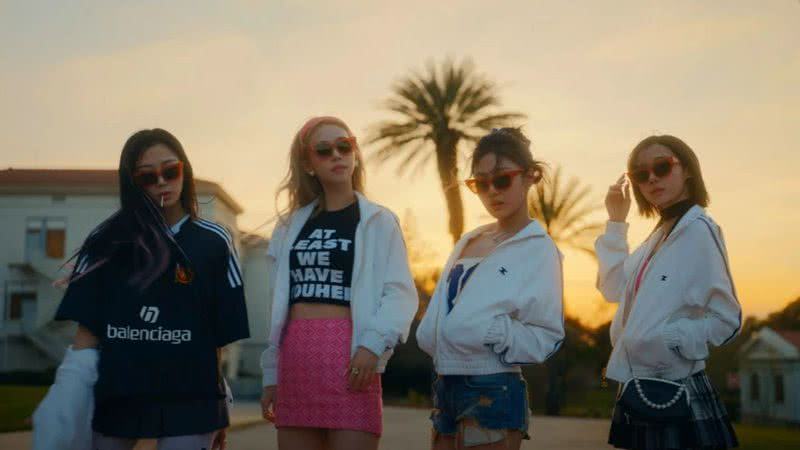 aespa no clipe de 'Spicy' - Reprodução/Youtube/SMTOWN