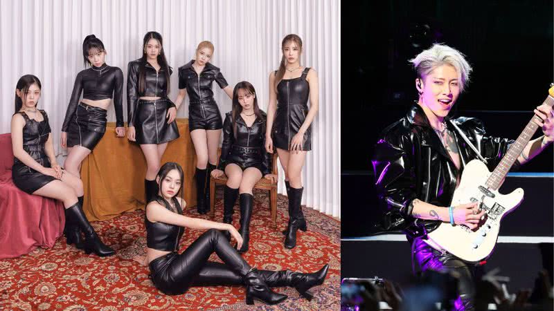 Integrantes do CLASS:Y e MIYAVI, artistas que estarão no Asia Star Festival - Reprodução/Twitter/ M25_CLASSy/ Getty Images
