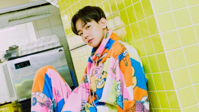 Baekhyun, do EXO, para o mini-álbum 'Delight' - Divulgação/ SM Entertainment