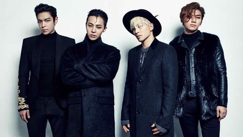 T.O.P, G-Dragon, Taeyang e Daesung, do BIGBANG - Divulgação/YG Entertainment