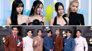 BLACKPINK e BTS nos tapetes vermelhos do VMA e GRAMMY Awards - Getty Images/Dimitrios Kambouris/Frazer Harrison