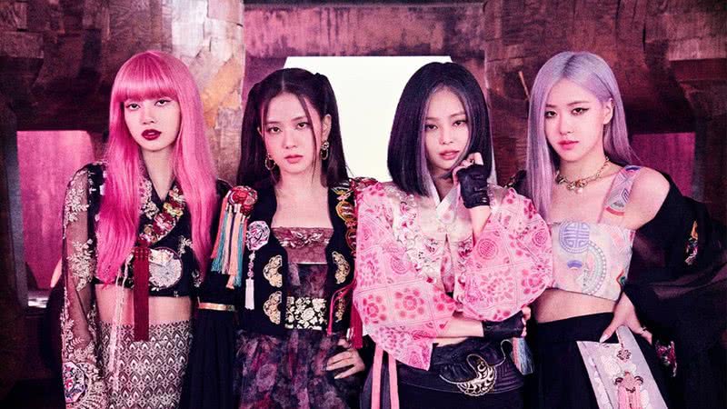 Integrantes do BLACKPINK no clipe de How You Like That - Divulgação/YG Entertainment