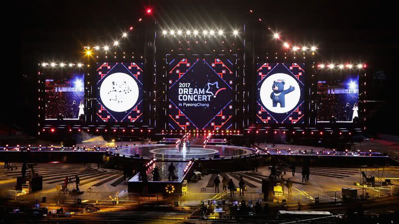 Palco do Dream Concert 2017 - Han Myung-Gu/Getty Images