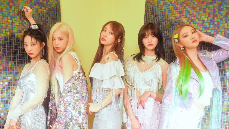 Integrantes do EXID em Concep Photo para o mini álbum “WE” - Divulgação/ AB Entertainment