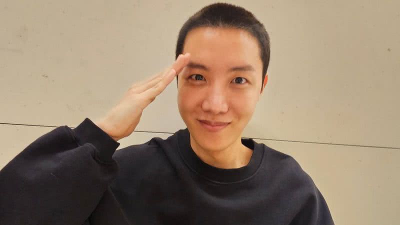 J-Hope, do BTS - Reprodução/Weverse/BTS
