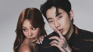 Imagem promocional de Jessi e Jay Park - Divulgação/MORE VISION