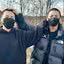 Jimin e Jungkook, do BTS, em seu alistamento militar