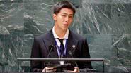 RM, do BTS, em discurso na ONU - John Angelillo/Getty Images