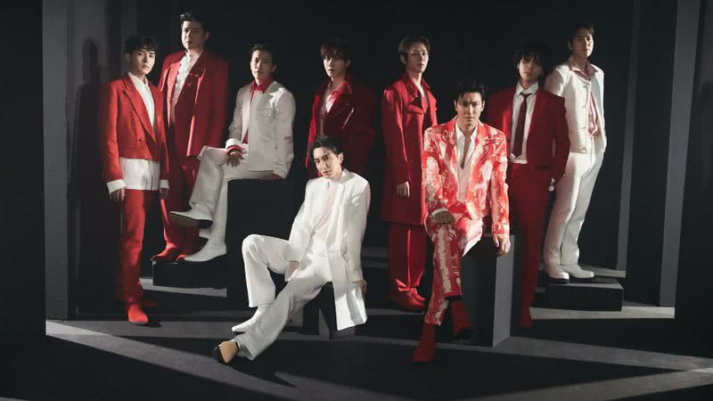 Super Junior em foto promocional de 'The Road : Keep on Going' - Divulgação / SM Entertainment