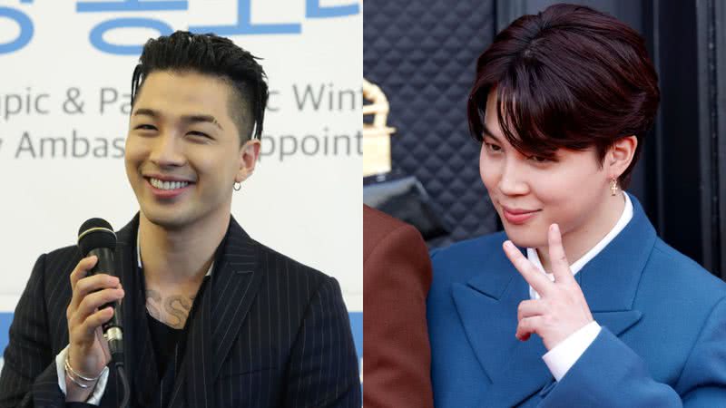 Taeyang e Jimin, respectivamente - Getty Images