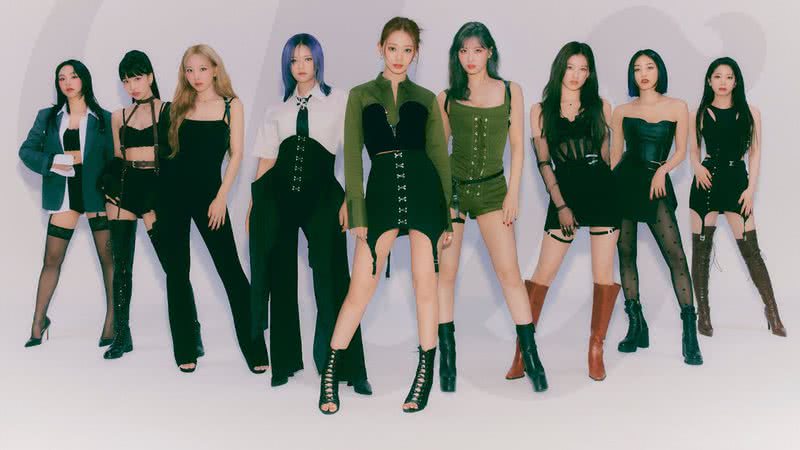 Imagem promocional do TWICE para o álbum BETWEEN 1&2 - Divulgação/ JYP Entertainment
