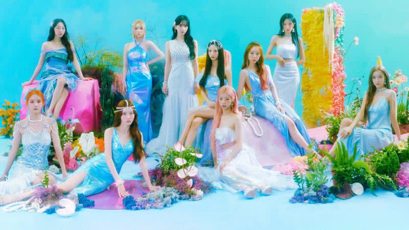 Imagem promocional do WJSN para o single album "Sequence" - Divulgação/Starship Entertainment