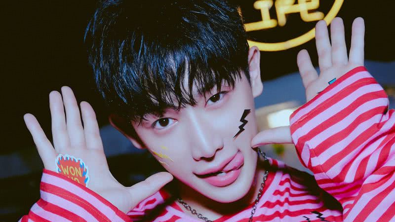 Imagem promocional de Wonho para o álbum 'Bittersweet' - Divulgação/Highline Entertainment