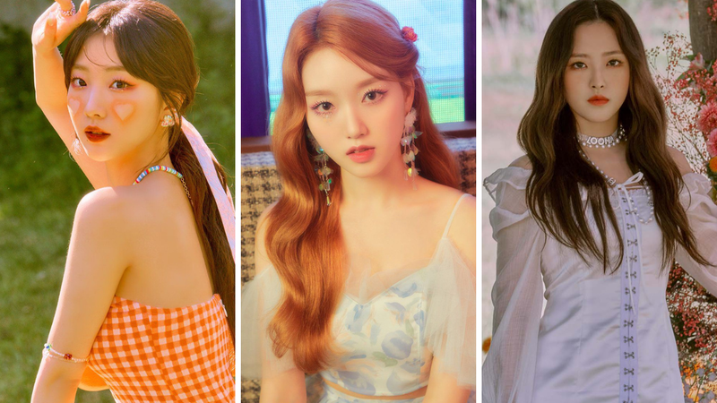 YeonJin, Go Won e Hye Ju em concept photos para o mini-álbum 'Flip That' - Divulgação/ Blockberry Creative