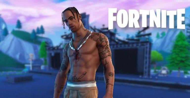 Skin do Travis Scott no Fortnite - Divulgação