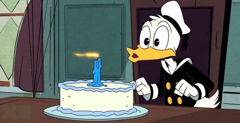 Pato Donald em seu aniversário - Divulgação